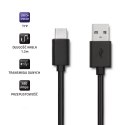 Qoltec Kabel USB 3.1 typ C męski | USB 2.0 A męski | 1.2m