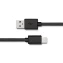 Qoltec Kabel USB 3.1 typ C męski | USB 2.0 A męski | 1.2m