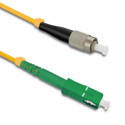 Qoltec Patchcord światłowodowy FC/UPC - SC/APC | Singlemode | 9/125 | G652D | Simplex | 50m