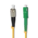 Qoltec Patchcord światłowodowy FC/UPC - SC/APC | Singlemode | 9/125 | G652D | Simplex | 50m