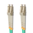 Qoltec Patchcord światłowodowy LC/UPC - LC/UPC | Multimode | 50/125 | OM3 | Duplex | 3m