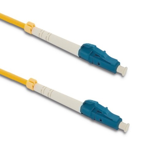 Qoltec Patchcord światłowodowy LC/UPC - LC/UPC | Singlemode | 9/125 | G652D | Simplex | 0.5m