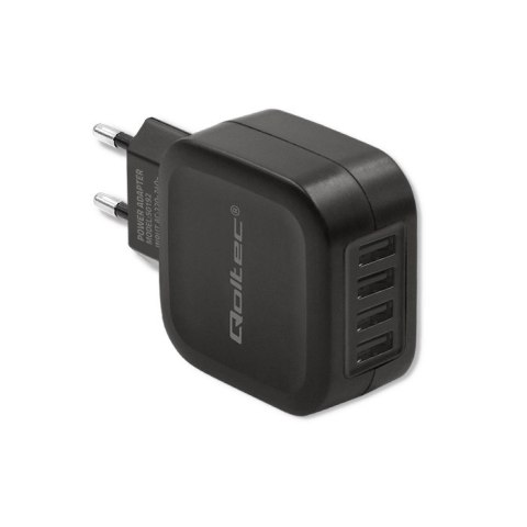 Qoltec Inteligentna Ładowarka sieciowa 24W | 5V | 4.8A | 4xUSB