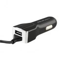 Qoltec Ładowarka samochodowa 12-24V | 17W | 5V | 3.4A | USB + kabel USB typ C