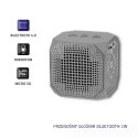 Qoltec Przenośny głośnik Bluetooth 3W | Double speaker | szary