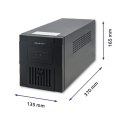 Qoltec Zasilacz awaryjny UPS | Monolith | 1200VA | 720W