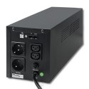 Qoltec Zasilacz awaryjny UPS | Monolith | 2000VA | 1200W | LCD | USB