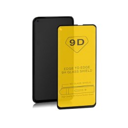 Qoltec Hartowane szkło ochronne PREMIUM do Samsung Galaxy M40 | 9D | Czarne | Pełne