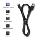 Qoltec Ultra szybki kabel do przesyłu danych USB typ C | USB 2.0 A | 1.2m