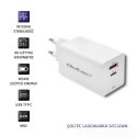 Qoltec Ładowarka GaN FAST 65W | 5-20V | 2.25-3.25A | USB | USB typ C PD