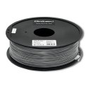 Qoltec Profesjonalny filament do druku 3D | ABS PRO | 1.75mm | 1kg | Silver