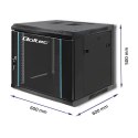 Qoltec Szafa RACK 19" | 9U | 600 x 500 x 600