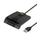 Qoltec Inteligentny czytnik chipowych kart ID SCR-0634 | USB typ C