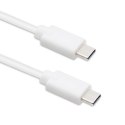 Qoltec Kabel USB 2.0 typ C męski | USB 2.0 typ C męski | 2m | Biały