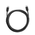 Qoltec Kabel USB 2.0 typ C męski | USB 2.0 typ C męski | 2m | Czarny