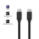 Qoltec Kabel USB 2.0 typ C męski | USB 2.0 typ C męski | 3m | Czarny