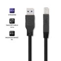 Qoltec Kabel USB 3.0 A Męski / USB B Męski | do drukarki | 1.8m