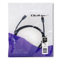 Qoltec Kabel USB 3.1 typ C męski | USB 3.1 typ C męski | 2.5m | Czarny