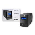 Qoltec Zasilacz awaryjny UPS | Monolith | 1000VA | 600W | LCD | USB | RJ45