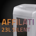 Qoltec Niszczarka AFFILATI 23L Silent | Micro cut