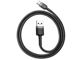 Baseus Kabel Cafule USB-C Type C 2A 3m Szary