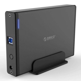 Obudowa dysku HDD 3,5' Orico, USB 3.0, SATA (czarna)