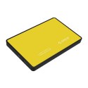 Obudowa zewnętrzna dysku Orico SSD/HDD 2.5" SATA III (żółta)