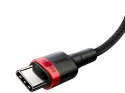 Kabel 2m Baseus Cafule USB-C Quick Charge 3.0 PD 2.0 100W 5A Czerwony