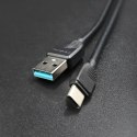 Qoltec Ultra szybki kabel do przesyłu danych USB typ C | USB 2.0 A | 1.2m