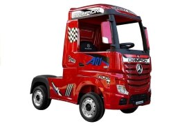 Auto na Akumulator Mercedes Actros Czerwony Lakierowany MP4