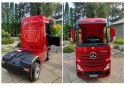 Auto na Akumulator Mercedes Actros Czerwony Lakierowany MP4