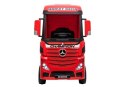 Auto na Akumulator Mercedes Actros Czerwony Lakierowany MP4