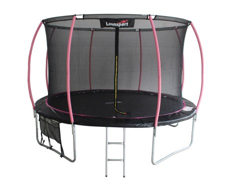 Trampolina LEAN Sport Max 8ft Czarno-Różowa