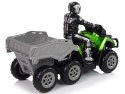 Quad z Przyczepką 1:10 Off-Road Zielony 2,4G