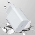 Ładowarka sieciowa Denmen szybka USB-C Type C PD 20W 3.6A Biała