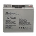 Qoltec Akumulator AGM | 12V | 20Ah | max. 300A