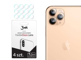 4x Szkło 3mk Flexible Glass na kamerę obiektyw Apple iPhone 11 Pro