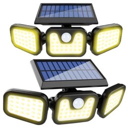 Lampa solarna ścienna 120 LED COB Izoxis 19892