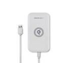 Qoltec Bezprzewodowa ładowarka indukcyjna | Qualcomm QuickCharge 3.0 10W | Biały