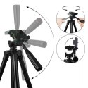 Statyw tripod Alogy lekki z pilotem i torbą do smartfona na aparat 105cm