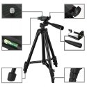 Statyw tripod Alogy lekki z pilotem i torbą do smartfona na aparat 105cm