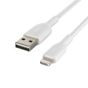 Belkin Braided A-LTG 1M, WHT