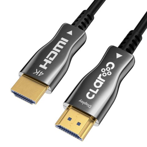 Claroc Kabel optyczny HDMI 2.0 AOC 4K@60Hz 20 m