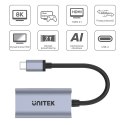 Unitek Adapter USB-C na HDMI 2.1 8K alu 15 cm