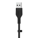 Belkin USB-A - USB-C silicone 2M Black