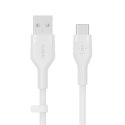 Belkin USB-A - USB-C silicone 2M White