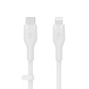 Belkin USB-C - Lightning silicone 1M White