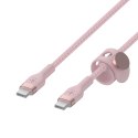 Belkin USB-C to USB-C 2.0 Braided silicone 1M Pink