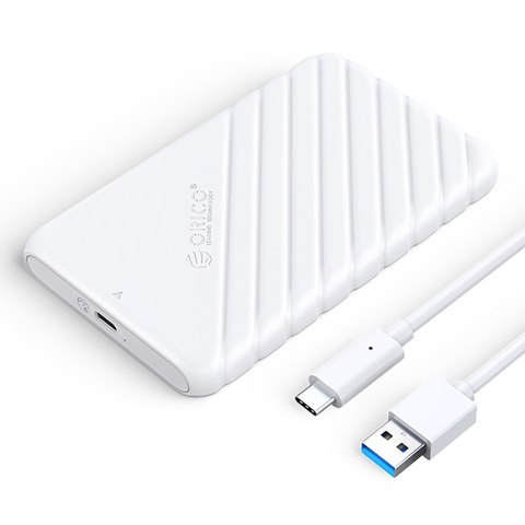 Orico Obudowa dysku 2,5" USB-C 3.1 6Gbps biała