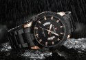 ZEGAREK MĘSKI NAVIFORCE - MERCURY (zn038d) - black/rosegold